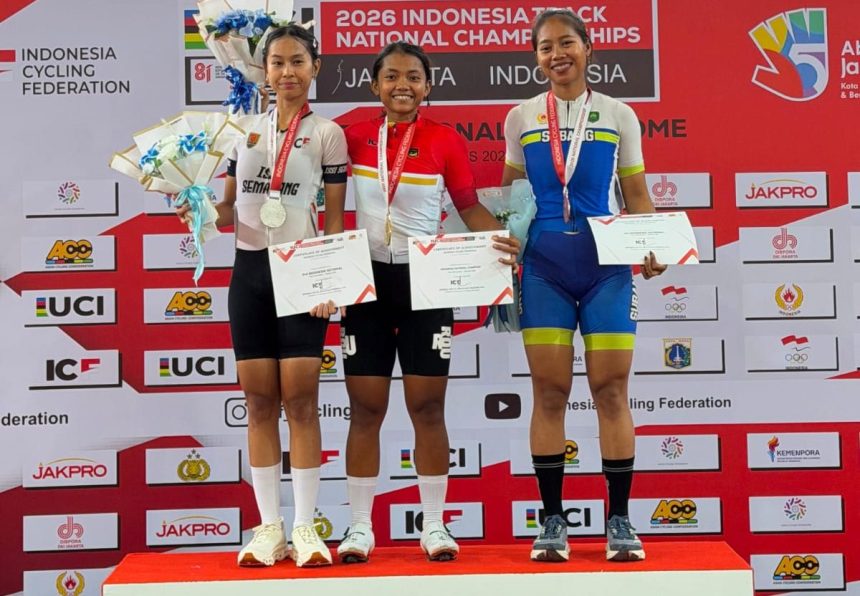kaltim-raih-7-medali-di-kejurnas-track-cycling-2026-andini-putri-sumbang-dua-emas