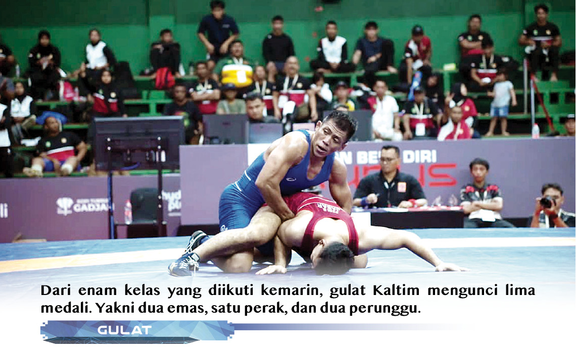 gulat-kaltim-menjaga-tradisi-medali-langsung-sumbang-dua-emas-jadi-motivasi-atlet-lain